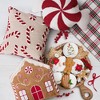 Gingerbread Peppermint Candy Pillow 18x18 - Levtex Home - 2 of 3