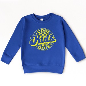The Juniper Shop Cool Kids Club Checkered Toddler Sweatshirt - 1 of 4