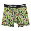 Youth Boys Minecraft Boxer Brief Underwear 5-Pack - Pixelated Comfort for Gamers - image 2 of 4