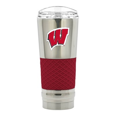 NCAA Wisconsin Badgers 24oz Chrome Draft Tumbler