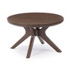 Cross Leg Round Coffee Table (30in x 30in / 760mm x 760mm) - 3 of 4