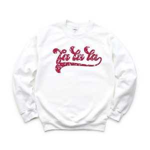 Simply Sage Market Women's Graphic Sweatshirt Fa La La Retro - 1 of 3