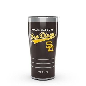 MLB San Diego Padres 20oz Vintage Stainless Steel Tumbler - 1 of 3