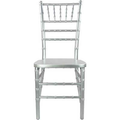 Gray Hardwood Chiavari Chair with Steel Reinforcement