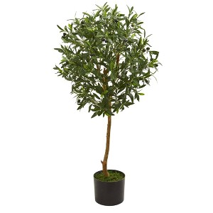 Nearly Natural 3.5’ Olive Artificial Tree in Nursery Planter - 1 of 1