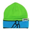 TMNT Rolldown Leo Adult Mesh Eye Green Beanie - 2 of 4