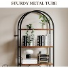 6-Tier Tall Book Shelf, Home Office Bookcase Shelf Storage Organizer, Free Standing Storage Shelving - 3 of 4