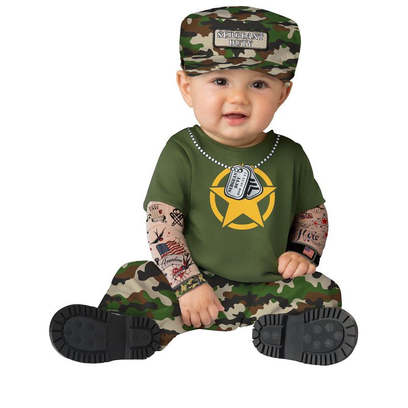 InCharacter Sergeant Duty Infant Costume, Large (18-2T), 1 of 2