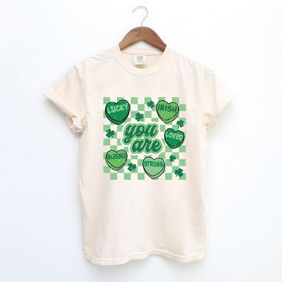 Simply Sage Market Women's St. Patrick's Affirmations Short Sleeve Garment Dyed Tee