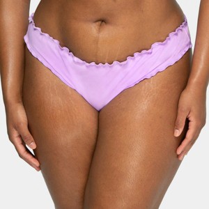 Smart & Sexy Swim Secret Ruffled and Ruched Back Bikini Bottom - 1 of 4