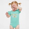 The Juniper Shop Chicks Rule Colorful Baby Flutter Sleeve Bodysuit - 2 of 2