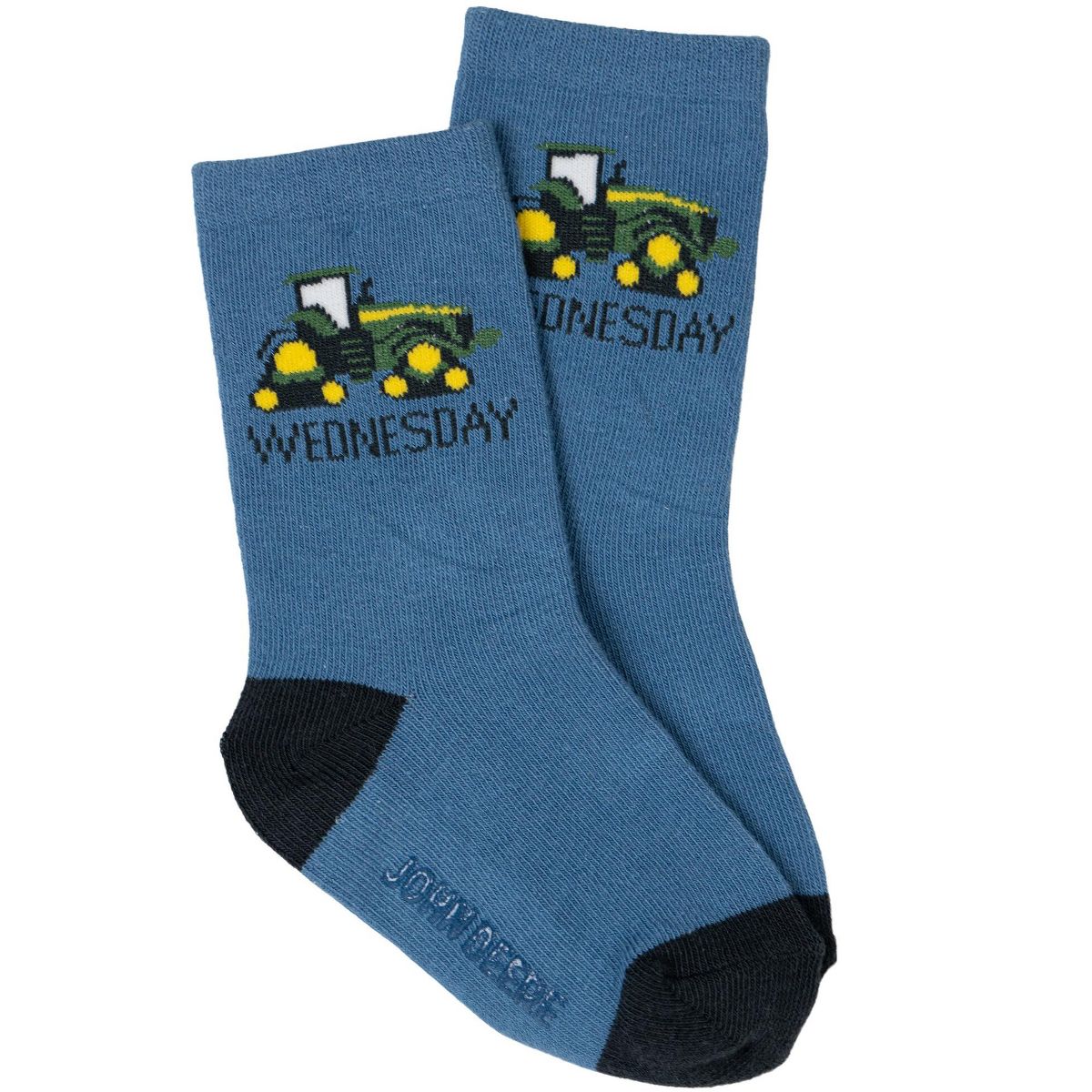 John Deere Toddler Boys' Non-Slip Grip 7-Pack Crew Socks - thumbnail 8