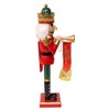 Kurt Adler charming 15-Inch Red and Green With Horn Nutcracker - 2 of 4
