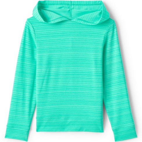 Lands' End Kids Long Sleeve Upf 50 Sun Hoodie Rash Guard - Xxs - Island  Aqua : Target