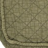 Saro Lifestyle Soft Cotton Quilted Cosmetic Bag - 3 of 4