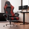 GTPLAYER Fabric Gaming Chair with Footrest and Lumbar Support, Height Adjustable Computer Chair with Headrest - 2 of 4