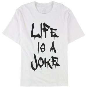 Elevenparis Mens Life Is A Joke Graphic T-Shirt - 1 of 2