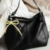 Unique Bargains PU Leather Bag Phone Charm Hanging Accessories Bow Keychains 4 Pcs - 4 of 4