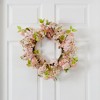 Nearly Natural 24-in Cherry Blossom Wreath - image 2 of 4