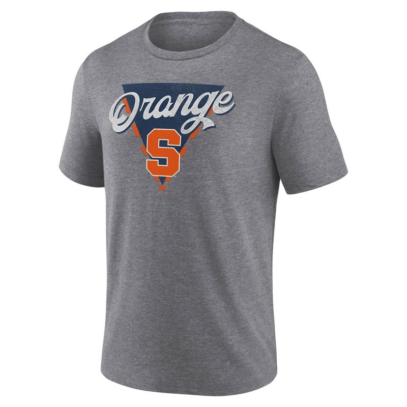 NCAA Syracuse Orange Men&#39;s Gray Triblend T-Shirt, 2 of 4