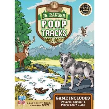 MasterPieces Kids Games - Jr Ranger - Poop Tracks Kids Card Game