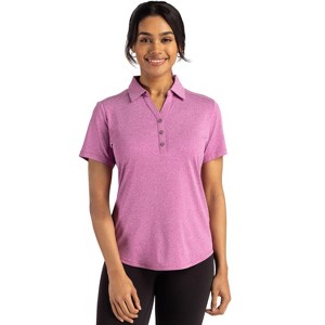 Cutter & Buck Forge Eco Stretch Recycled Womens Short Sleeve Polo - 1 of 2