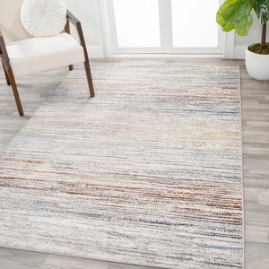 JONATHAN Y Loom Modern Strie' Solid & Striped Indoor Area Rug - 1 of 4