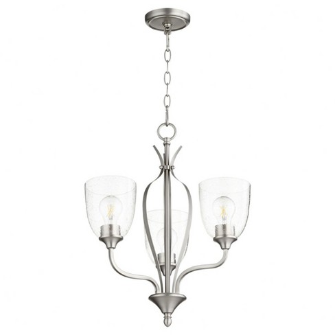 Quorum Lighting Jardin 3 - Light Chandelier in  Satin Nickel - image 1 of 1