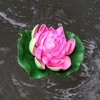 Unique Bargains Artificial Lotus Flower for Garden Ponds Pool Decoration 6 Pcs - 2 of 4