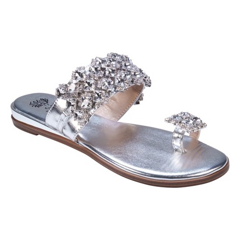 Ladies Diamond Silver Sandal Size 3-8, Sandals & Flip Flops, Footwear, Clothing & Footwear