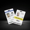 Avery Durable Tall  ID Badges for Lanyards, Laser Printable on Both Sides, Blank White, 80 Total, 3.375" x 2.125" (61612) - 2 of 4