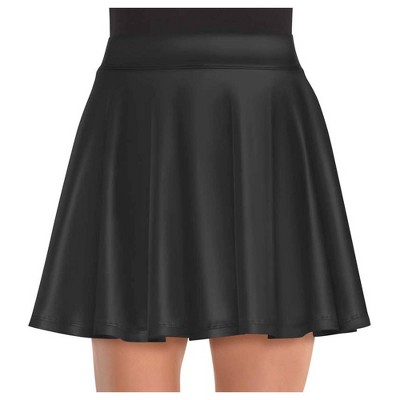 Adult Black Flare Skirt Halloween Costume Bottoms