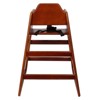 Hachikiko Solid Wood Baby Booster Chair, Portable High Chair with Safety Straps for Dining & Play - 4 of 4