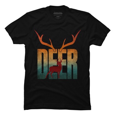 Men's Design By Humans Deer By punsalan T-Shirt