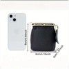 Wikineon Women's Mini Wallet: Slim Design, Perfect for Purses & Pockets, Ideal for Storing Cards, Cash & Small Coins,Blue - 4 of 4
