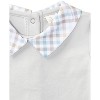 MiniMe Baby and Toddler Boys Plaid-Collar Cotton Rich Footie - 3 of 4