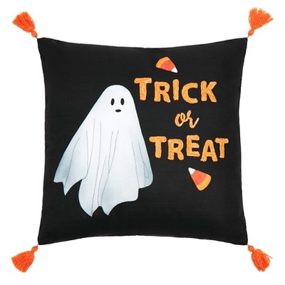 The Lakeside Collection Embroidered Accent Pillows - Trick Or Treat ...