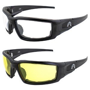 2 Pairs of Alpha Omega AO5 Safety Motorcycle Sunglasses - 1 of 4