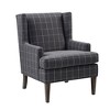 TOAOTBNBO Solid Wood Accent Chair with High Back, Modern Armchair with High Density Foam Upholstered Chair Comfy Lounge Chair for Bedroom - 4 of 4