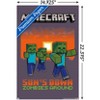 Trends International Minecraft - Zombies Around Unframed Wall Poster Prints - 3 of 4