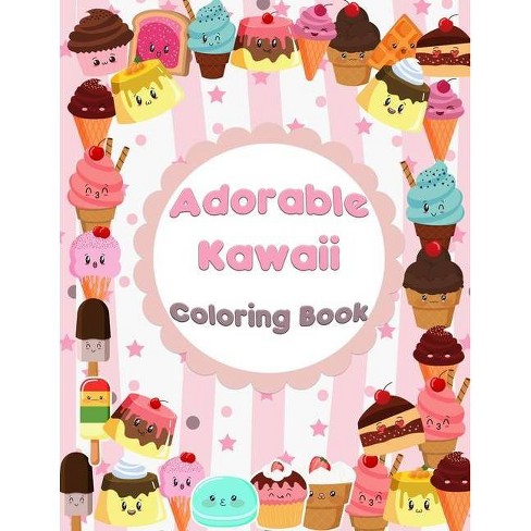 Download Adorable Kawaii Coloring Book By Margo Blackmore Paperback Target