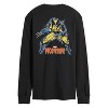 Men's - Marvel - Wolverine Grunge Long Sleeve Graphic T-Shirt - 2 of 4
