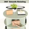 NicBex 360 Rotating Shoe Cabinet 6-Tier Organizer Spinning Shoe Rack Holds Up to 24 Pairs of Shoes for Entryway,Hallway - 4 of 4