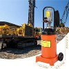 3 Gallon Air Operated Grease Pump with 13Ft High-Pressure Hose & Grease Gun, Portable Pneumatic Grease Pump with Wheels - 2 of 4