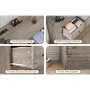12 Drawer Dressers, Chests of Drawers, 61'' Wood Storage Drawer Dresser with Power Outlet - 3 of 4