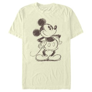 Men's Mickey & Friends Mickey Mouse Vintage Sketch T-Shirt - 1 of 4