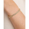 18k Yellow Gold Plated Diamond Accent Tennis Bracelets Bracelets with Accent S-Link Chain - 4 of 4