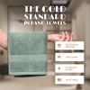 Wealuxe Premium Hand Towels for Bathroom - 12 Pack Cotton Hand Towel Bulk for Gym, Kitchen and Spa, Terry Salon Towels - 16x27" - 2 of 4