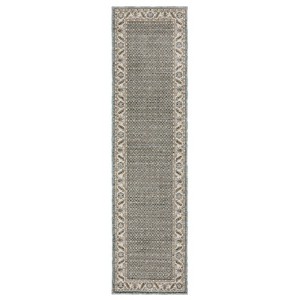 Oriental Weavers Andorra 2429A Blue/ Ivory Indoor Area Rug - 2'3" x 8' - 1 of 4