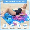 Tirrinia Large Hooded Beach Towel for Adults and Kids, Quick-Dry  Lightweight Microfiber Cape, 52 x 60 Inches - 2 of 4